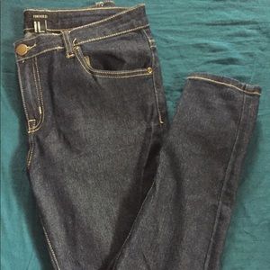 Forever 21 dark skinny jeans